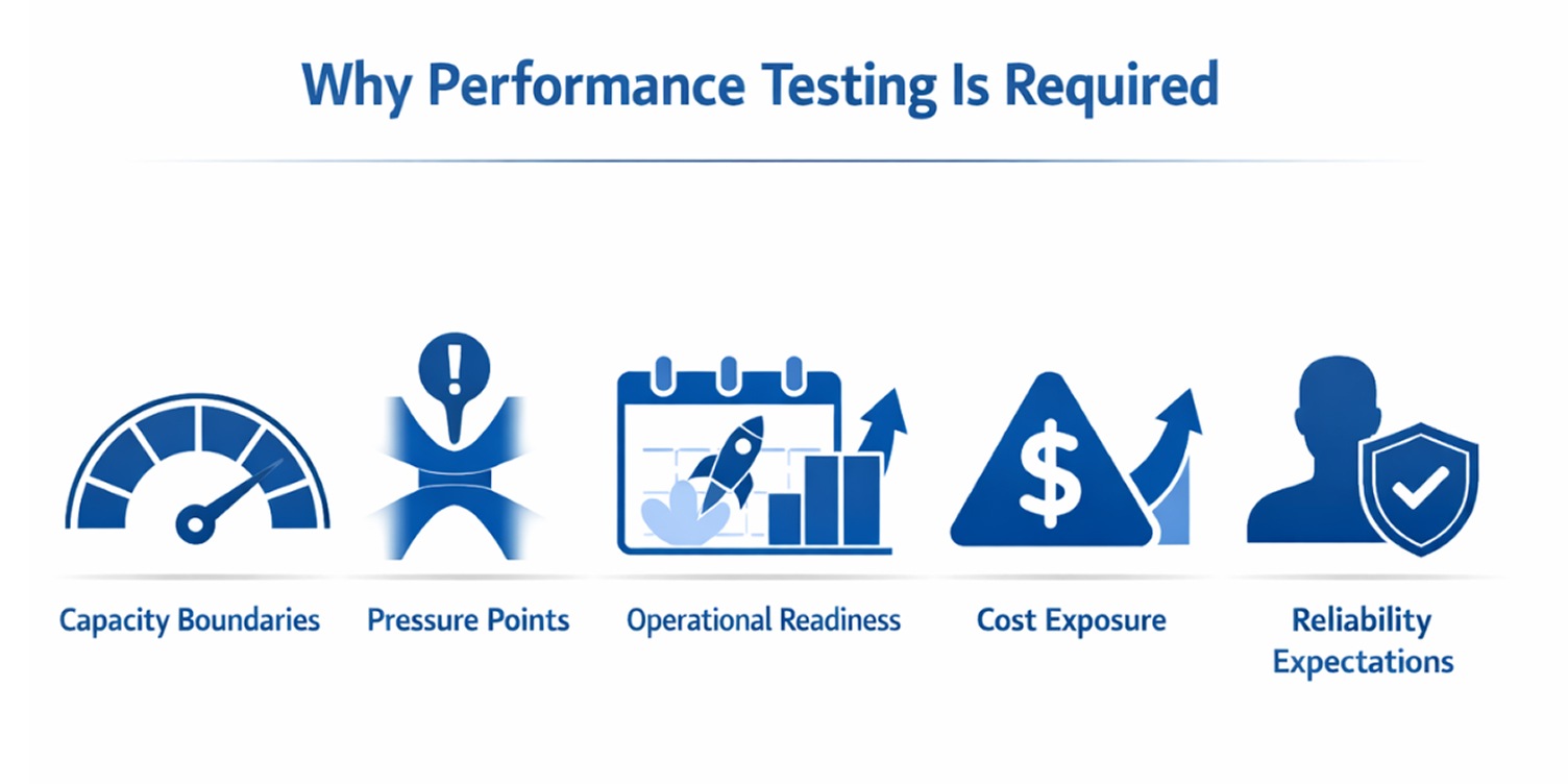 a snapshot of why performance testing i srequired